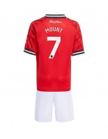 Manchester United Mason Mount #7 Kotipaita Lasten 2025-26 Lyhythihainen (+ shortsit)